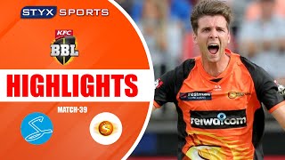 PERTH SCORCHERS VS ADELAIDE STRIKERS
