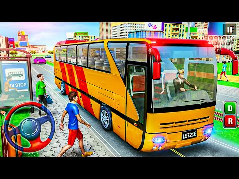 Real Uphill Offroad Bus Driving Simulation  - Real Bus Driving 2022 - Android GamePlay