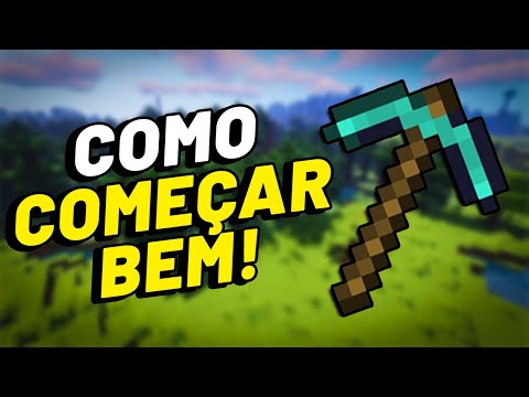 14 DICAS para COMEÇAR BEM no MINECRAFT SURVIVAL!