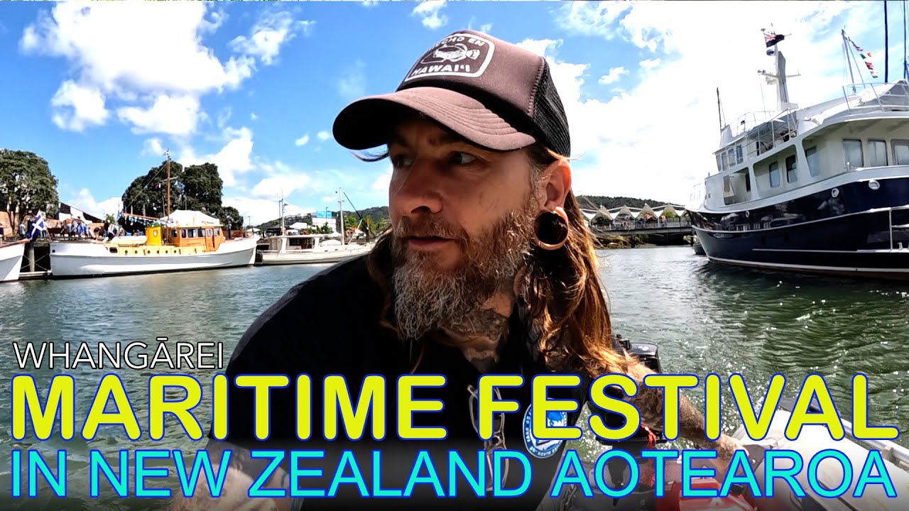 Visiting the Whangarei Maritime Festival in New Zealand and Riding On An Old Steam Powered Tug