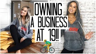 Day in the Life of a Teenage Business Owner | Fitness Vlog | PLANT BASED Grocery Haul