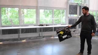 Vision-IMU Based Collaborative Control for a Blind UAV