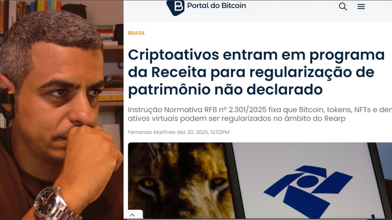 🚨 RECEITA FEDERAL NA MIRA DAS CRIPTOS! Veja o que muda com a regularização patrimônio BITCOIN HOJE