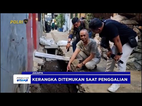 POLRES METRO JAKPUS PERIKSA SAKSI &amp; OTOPSI KERANGKA MANUSIA GUNA MENGUNGKAP MISTERI KEMATIAN KORBAN