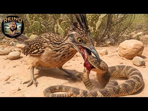 Rattlesnake vs. Roadrunner: Survival in Sonora #wildanimals | Animal Kingdom
