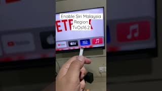 Enable Siri on Apple TV Malaysian Region | tvOs 16.2