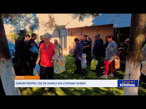Daruri pentru 100 de familii din comuna Suseni