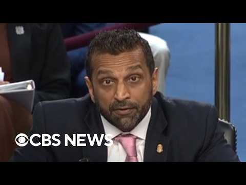 FBI head Kash Patel testifies before Senate Judiciary Committee