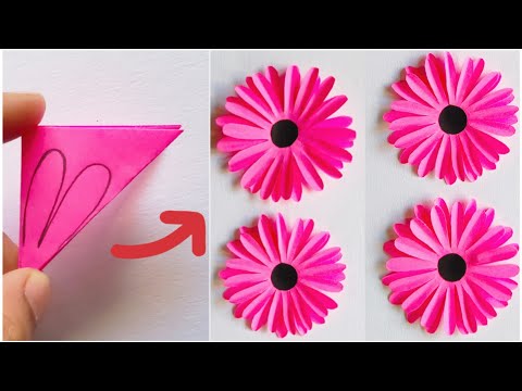 HOW TO MAKE BEAUTIFUL FLOWER || DIY PAPER CRAFT || PAPER CRAFT IDEAS @ArshiaDIY