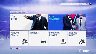 HOW TO TRANSFER PLAYERS AND PLAY IN FIFA 19 KICKOFF