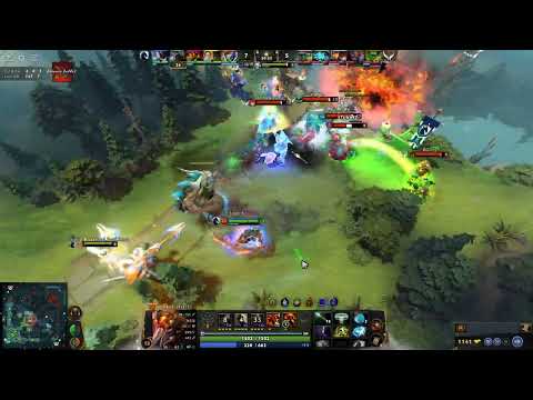 NISHA's Perspective - in his famous ravage dodge into double kill | ESL One Berlin Major 2023 #dota2