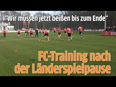 FC-Training nach der Länderspielpause: Wir müssen jetzt beißen bis zum Ende“