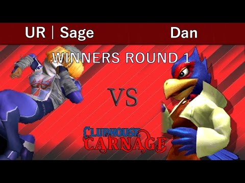 Clubhouse Carnage 2  WINNERS ROUND 1 - UR | Sage (Sheik) vs Dan (Falco)