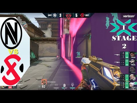 ENVY vs XSET UPPER SEMI All HIGHLIGHT VALORANT VCT 2021 Challengers NA Stage 2
