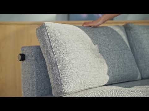 Cubed Sofa Bed with Wood Legs - from Innovation Living