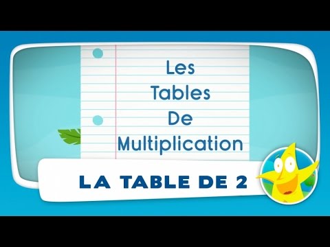 Comptines pour enfants - La Table de 2 (apprendre les tables de multiplication)