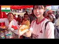 Korean Girl Travel Alone In INDIA And Meet Friendly Indian Street Food Seller