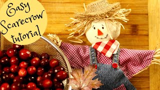 Easy Fabric Scarecrow Making | How to make a Scarecrow without stitching | No Sew Scarecrow Doll