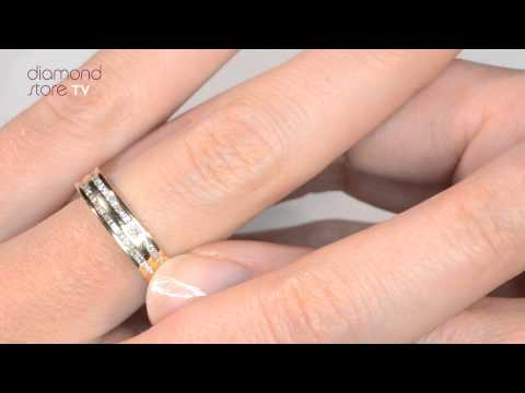 HG43 322JUA - Holly 1ct Diamond Eternity Ring In 18K Yellow Gold