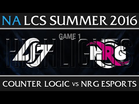 CLG vs NRG Esports Game 1 Highlights, NA LCS W9D2 Summer 2016 Season 6, CLG vs NRG G1