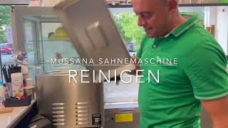 Mussana Sahnemaschine reinigen + Tipp für Eiscafé Besitzer