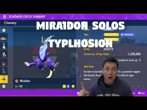 MIRAIDON SOLOS TYPHLOSION! EASIEST 7 STAR RAID EVER!