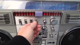 SOLD: Rare Vintage Clairtone 7980 Boombox Ghetto Blaster Conion C100F Last One Restored #30