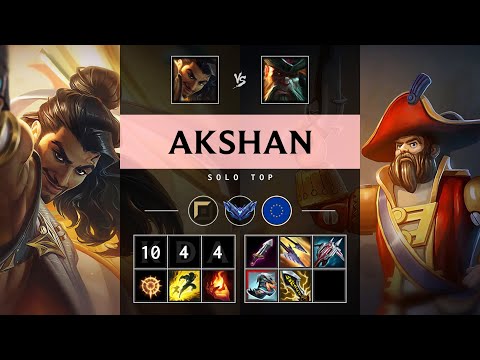 Akshan Top vs Gangplank: Killing spree - EUW Diamond Patch 25.S1.1