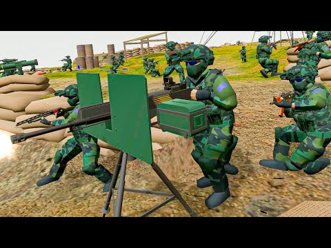 RAVENFIELD - Massive NPC Wars! Active Ragdoll Physics! 500 Bots Battle! #20