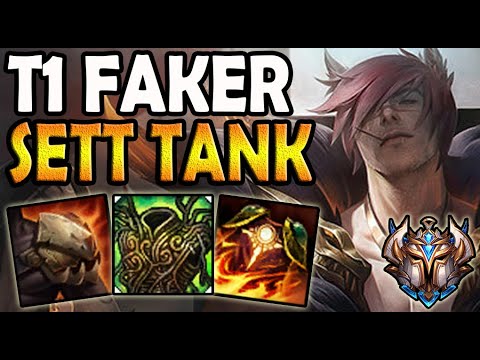 Faker plays SETT Tank vs LUCIAN - Lol Challenger Korea