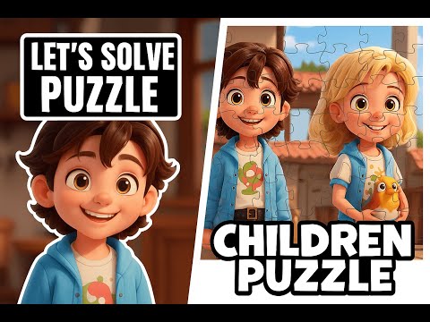 🧩 Let’s Solve a Fun Children’s Puzzle! | Kids Puzzle Game - 9 Min challenge..
