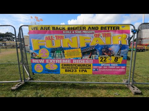 Classic Vlog #9 ~ B. Cole & Sons Giant Family Fun Fair, Christchurch, Dorset ~ August 6th 2021