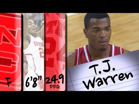 Official Highlights | NC State Forward T.J. Warren (#14 Pick in the 2014 NBA Draft, Phoenix Suns)