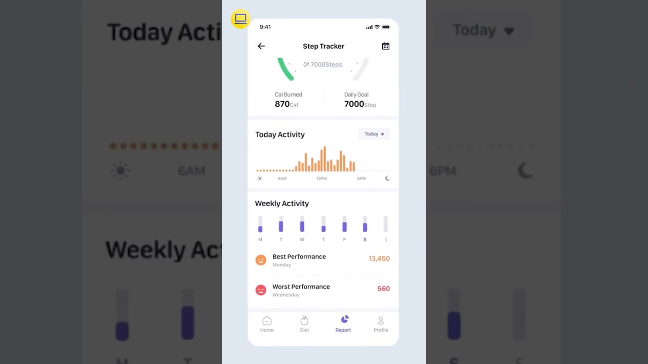 Fitness & Workout Tracker App Design