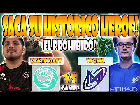 BEASTCOAST VS NIGMA BO2[GAME 2] MIRACLE, SUMAIL VS K1 HECTOR - DREAMLEAGUE SEASON 19 - DOTA 2