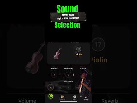 MOOER: Wi100 Digital Wind Instrument- Sound Selection