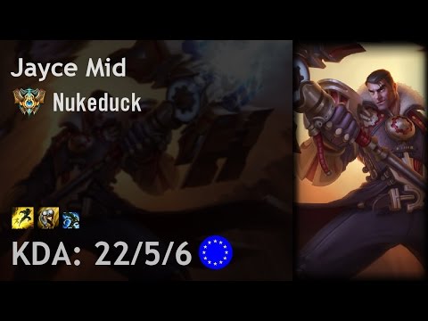 Jayce Mid vs Katarina - Nukeduck - EUW Challenger Patch 7.1