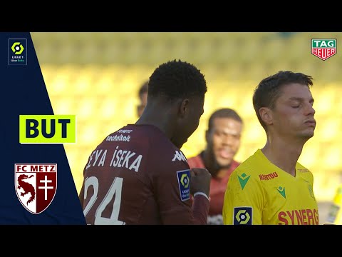 But Aaron LEYA ISEKA (45' +4 pen - FC METZ) FC NANTES - FC METZ (1-1) 20/21