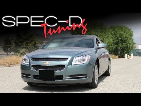 SPECDTUNING INSTALLATION VIDEO: 2008-2012 CHEVY MALIBU PROJECTOR HEADLIGHTS