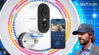 Waggle 4G RV Mini Cam - Unlimited 4G connectivity, Stick-and-Go Magnetic Mount, 300 Degree Panning