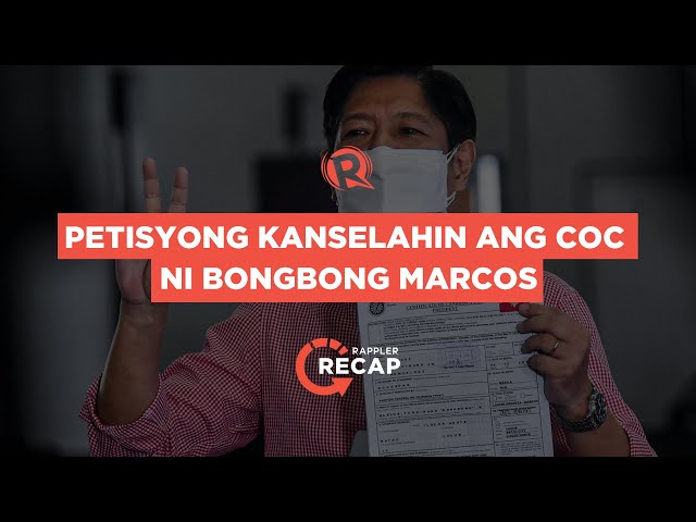 More groups to file Comelec petitions vs Bongbong Marcos