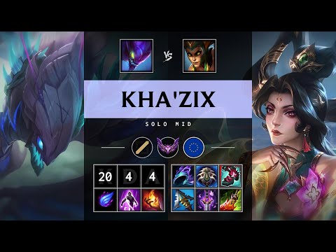 Kha'Zix Mid vs Cassiopeia - EUW Master Patch 25.15