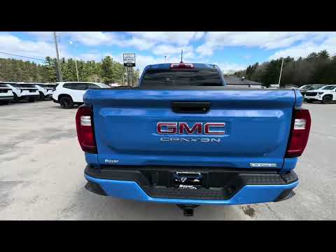 2026 GMC Canyon Crew Cab Short Box 4-Wheel Drive Elevation in Blue for sale at Boyer Chevrolet Buick GMC Bancroft in Bancroft, ON