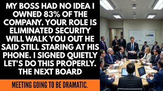 Download lagu Atasan saya tidak tahu saya memiliki 83% saham perusahaan. Peran Anda dihapus, dan petugas keaman... mp3