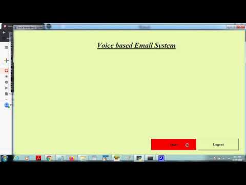 Voice Based Email for Visually Impaired | ieee project demo