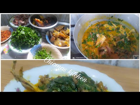 How To Cook Ofe Oha With Bush Meat/Oha Soup Recipe/Nigerian Soup Recipe/Chiomas kitchen