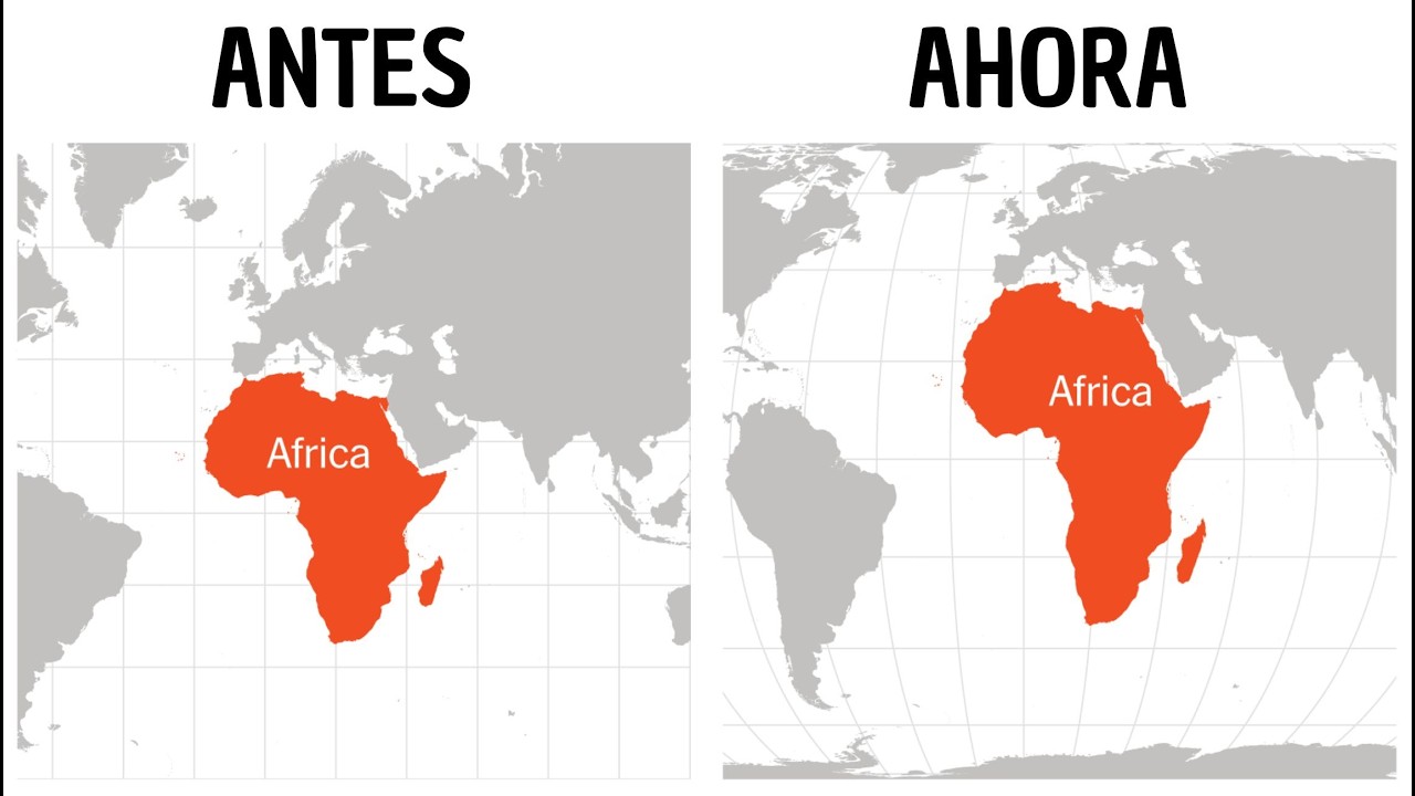 URGENTE TE ENGAÑARON... EL MAPA del MUNDO está MAL VA a CAMBIAR?