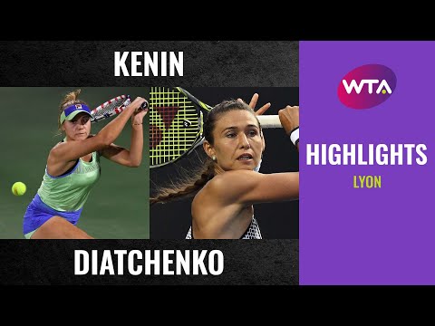 Sofia Kenin vs. Vitalia Diatchenko | 2020 Lyon Second Round | WTA Highlights