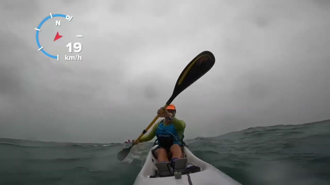 Sass Tour Client Winni takes uses new skills on the Dragon Run Course