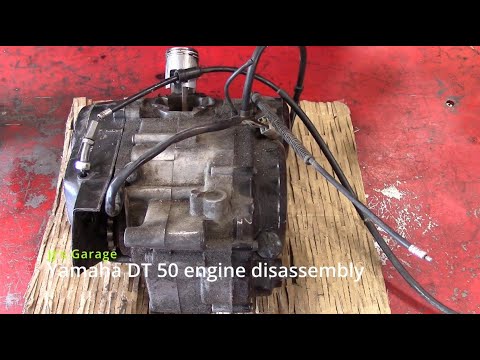 Yamaha DT 50 engine disassembly